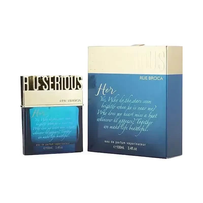 100ML Rue Broca Ladies RU Serious Her EDP 3.4 oz Fragrances