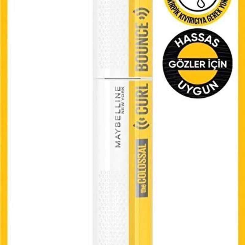 Maybelline Colossal Curl Bounce Mascara מייבלין מסקרה עמידה עד 24 שעות