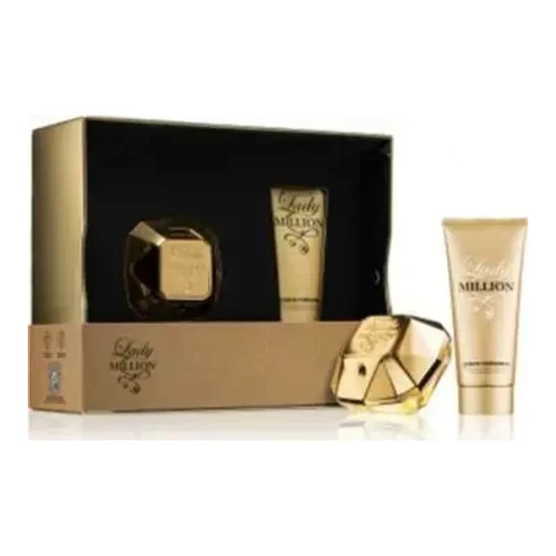 Paco Rabanne Lady Million סט בושם 80 מ"ל + בודי לושן