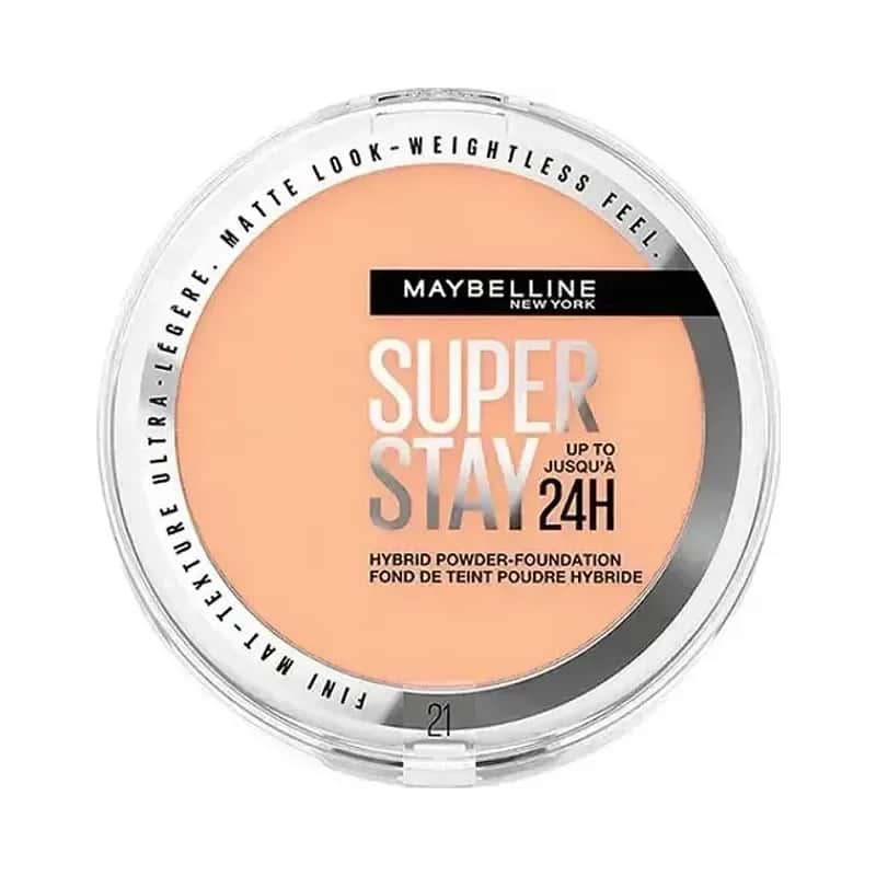 Maybelline פודרה עמידה עד 24 שעות SUPERSTAY גוון 21