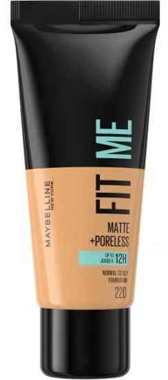 Maybelline - מייקאפ בגימור מט ומרקם קליל Fit Me - גוון 220 Natural Beige