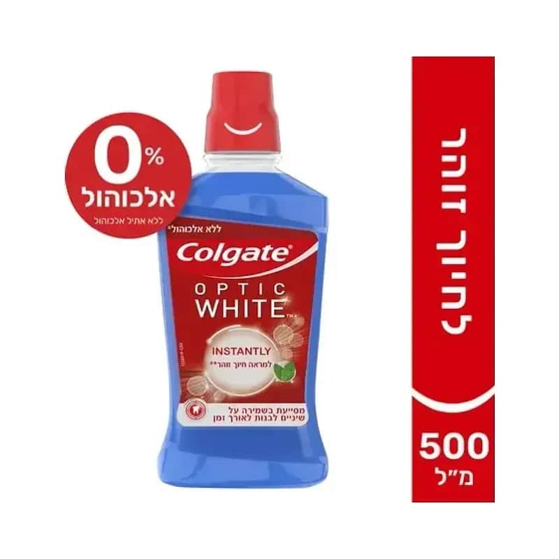 מי פה אופטיק ווייט קולגייט מי פה אופטיק ווייט 500 מ"ל