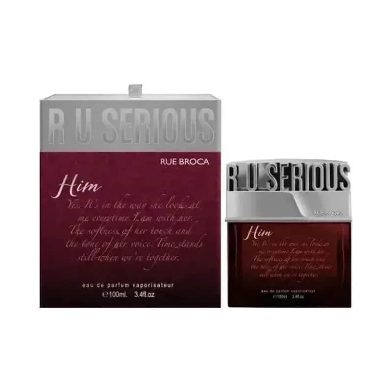 Rue Broca Men's R U Serious Him EDP 3.4 oz Fragrances בושם לגבר