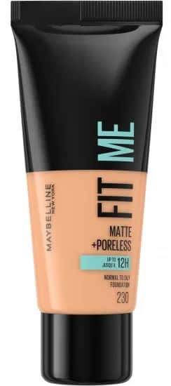 Maybelline - מייקאפ בגימור מט ומרקם קליל Fit Me - גוון 230 Natural Buff