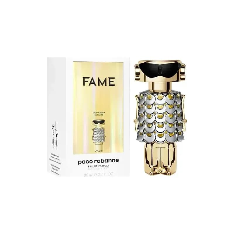 פאקו רבאן FAME לאשה: בושם א.ד.פ מפתיע בניחוח נשי ומפתה - 80 מ"ל