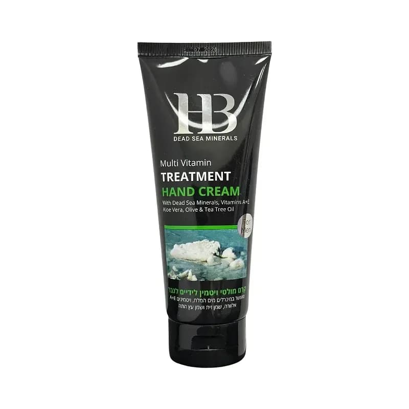 H&B קרם מולטי-ויטמין לידיים לגבר - טיפוח מקצועי עם 200 מ"ל הפתרון המושלם לטיפוח ידיים ורגליים שלך!