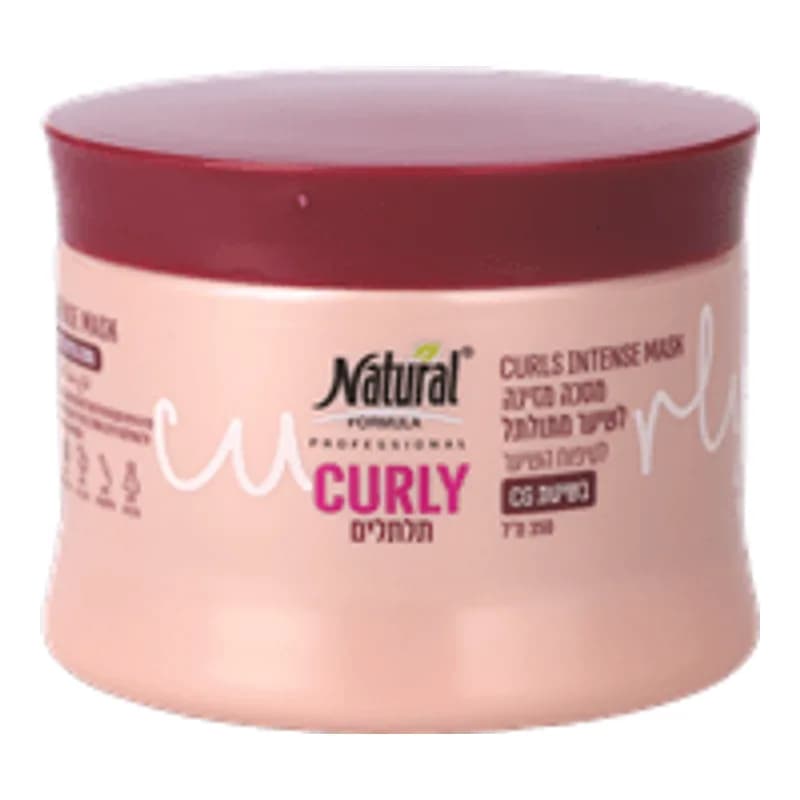 Natural Formula - מסכה לשיער מתולתל בשיטת CG - נפח 350 מ''ל