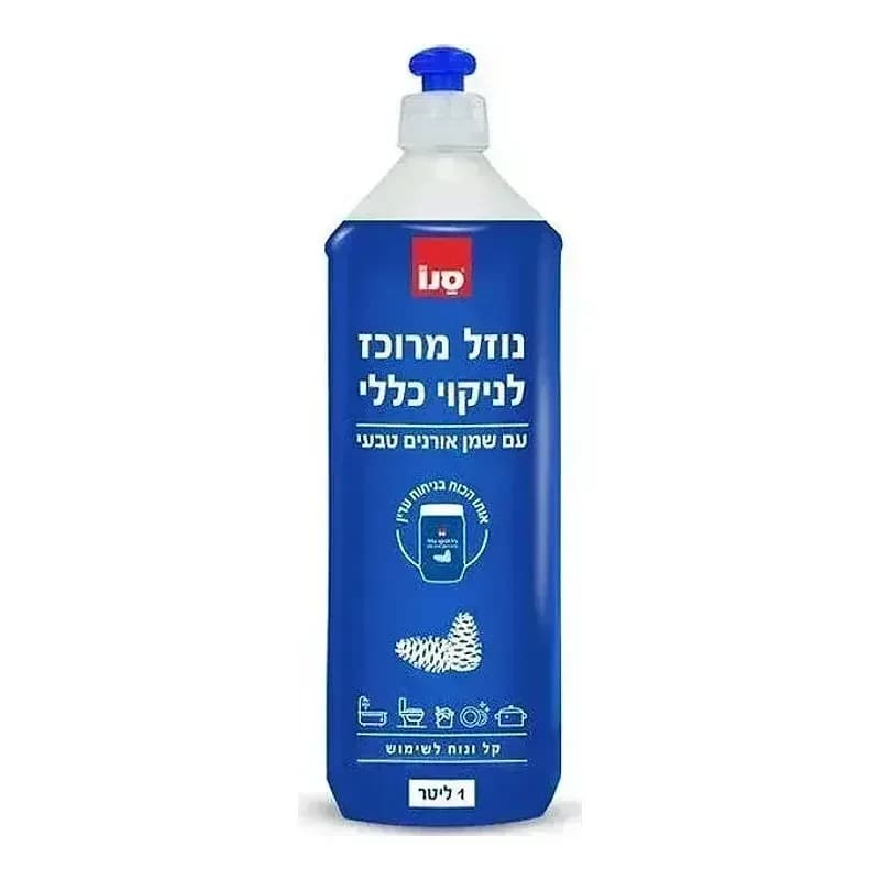 נוזל לניקוי מרוכז עם שמן אורנים