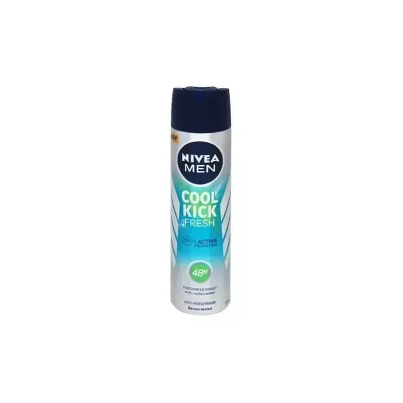 ניוואה קול קיק  דאודורנט ספריי לגבר Nivea Cool Kick Fresh - נפח 150 מ''ל