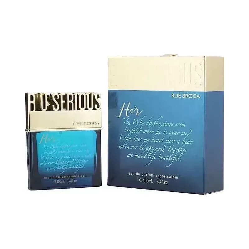 100ML Rue Broca Ladies RU Serious Her EDP 3.4 oz Fragrances