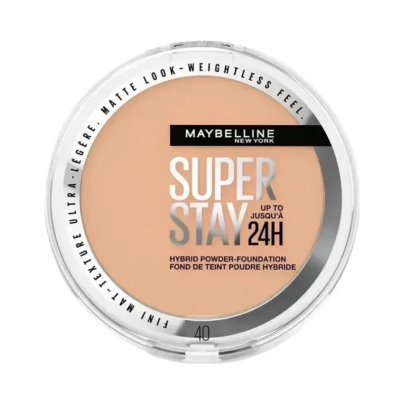 Maybelline פודרה עמידה עד 24 שעות SUPERSTAY גוון 40