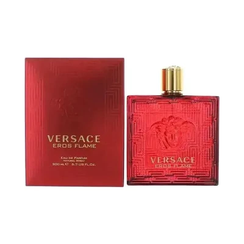 בושם לגבר 200 מ"ל Versace Eros Flame - או דה פרפיום E.D.P. המשלב את חושניות ואנרגיות האש שלך