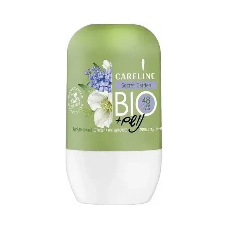 קרליין דאורדורנט רול-און נשים Careline BIO Secret Garden - בנפח 75 מ''ל