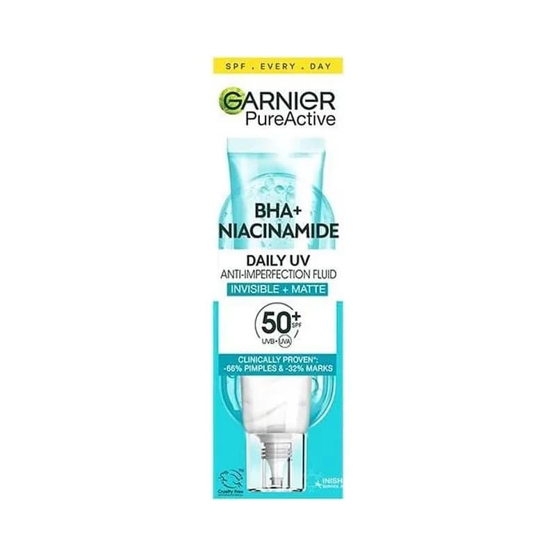 r תחליב לחות Pure Active עם ניאצינאמיד ו SPF50 נפח 40 מ"ל