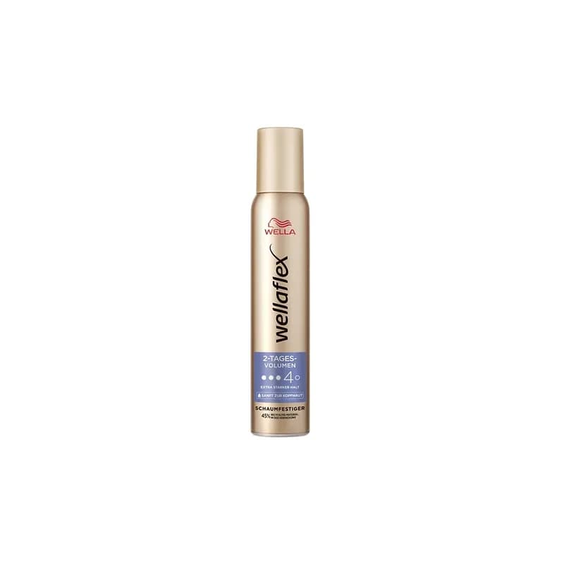 מוס לשיער דק חזק Wella Wellaflex  Volume MousseL