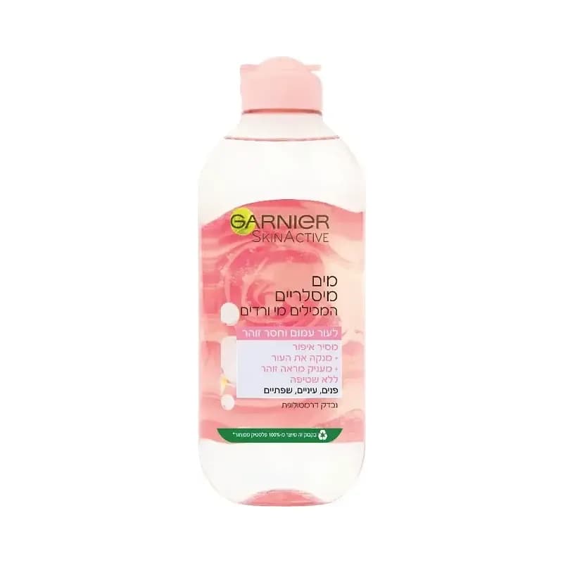 גרניה מי פנים ורדים 400מ”ל GARNIER MICELLAR ROSE ...