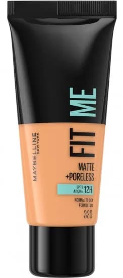 Maybelline - מייקאפ בגימור מט ומרקם קליל Fit Me - גוון 320 Natural Tan