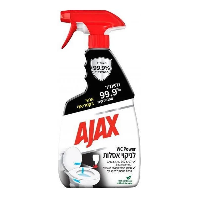 אג'קס ספריי לניקוי שירותים 500 מ"ל