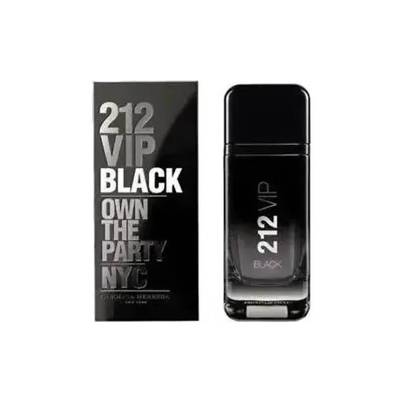 בושם לגבר 200 מ"ל Carolina Herrera 212 VIP Black - או דה פרפיום E.D.P. המשלב את האופנתיות והאלגנטיות של קרולינה הררה