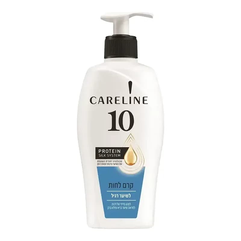 קרם לחות לשיער רגיל 10 Careline מעניק לשיער לחות ורכות - נפח 400 מ''ל