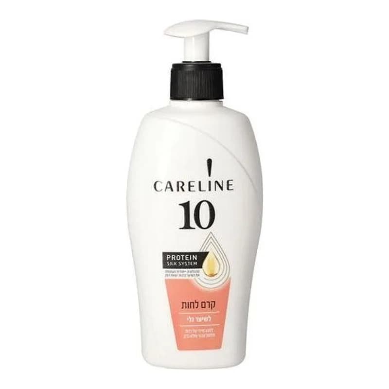 קרם לחות לשיער גלי 10 Careline מעניק לשיער לחות ורכות - נפח 400 מ''ל