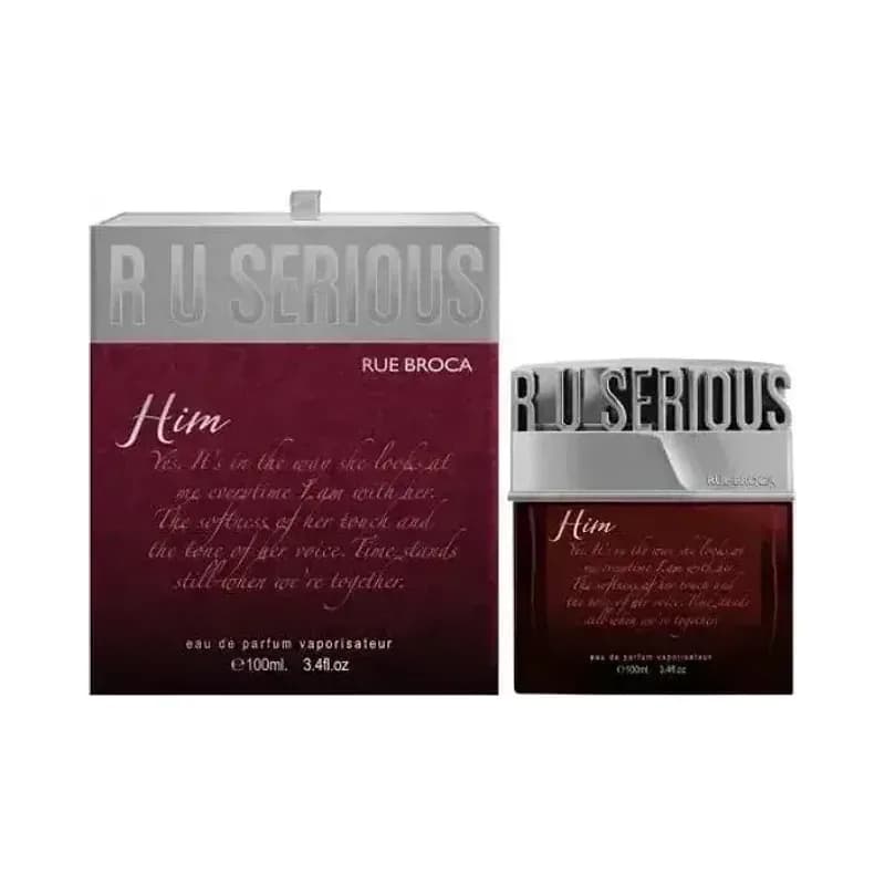 Rue Broca Men's R U Serious Him EDP 3.4 oz Fragrances בושם לגבר