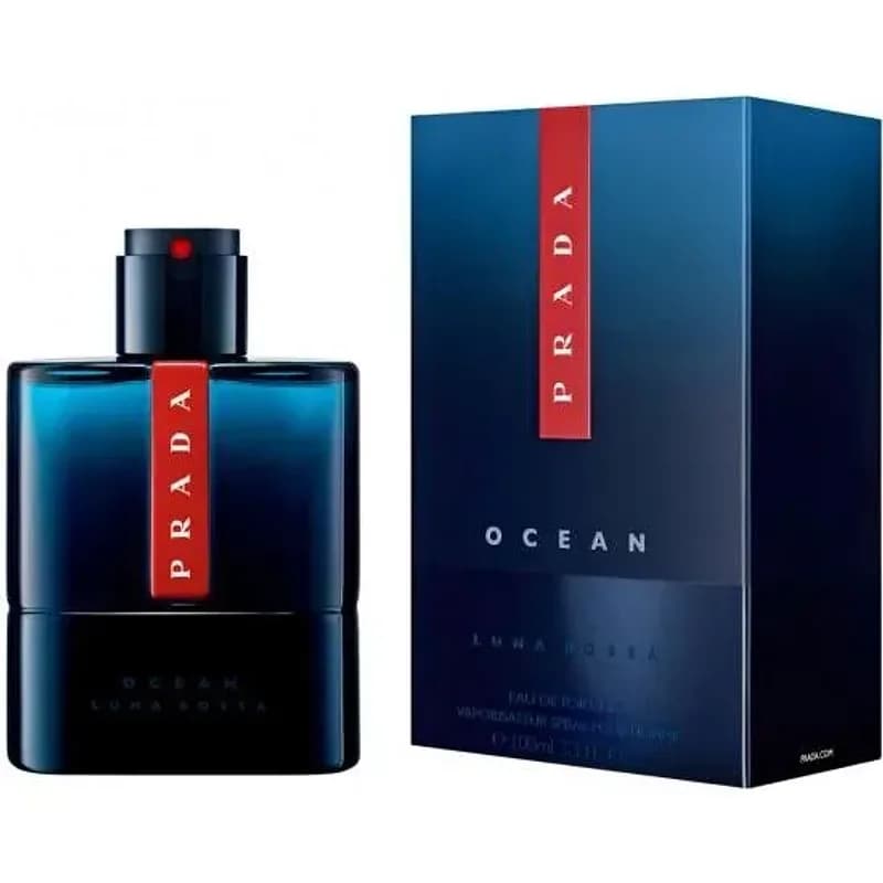 בושם לגברים: פראדה אושן אדט Prada Luna Rossa Ocean 100 ml E.D.T. לניחוח ימי ומרענן