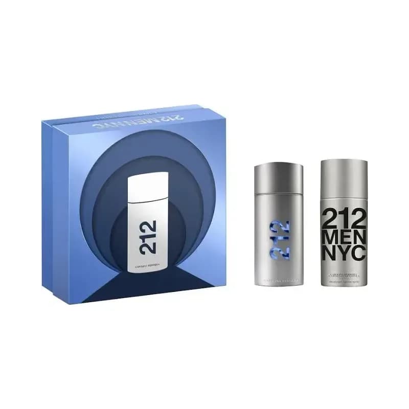 סט א.ד.ט דאודורנט ספריי לגבר CAROLINA HERRERA 212 - הריח המרענן והנצחי של הקיץ!
