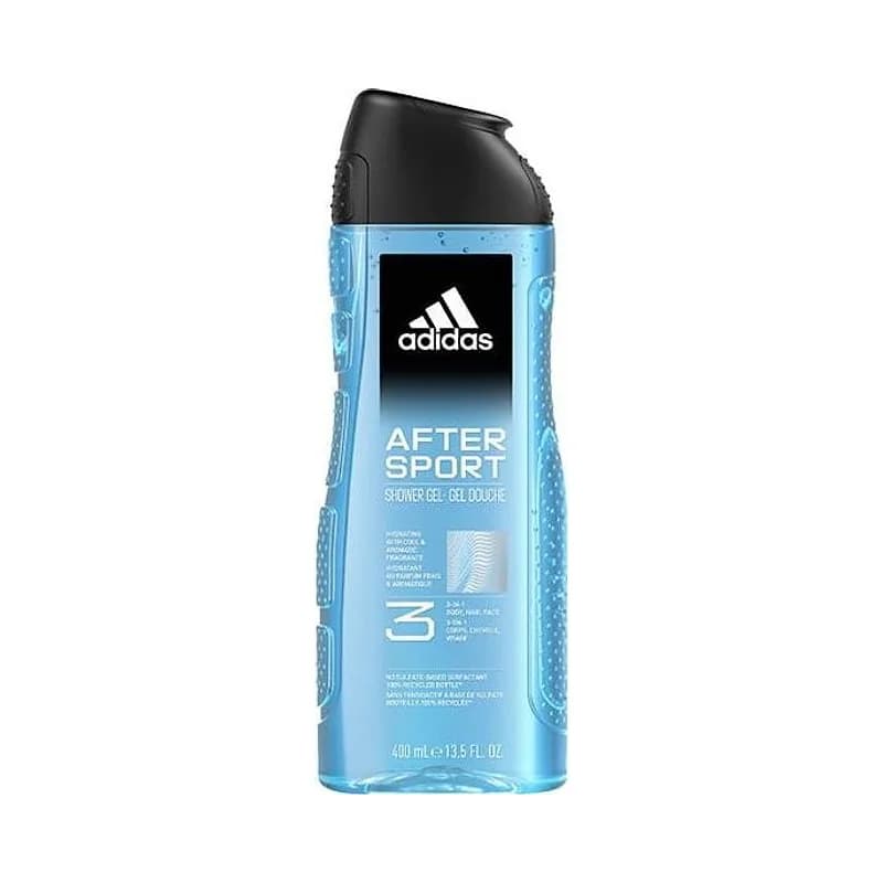 ג'ל רחצה לגבר אפטר ספורט After Sport 3-in-1 Shower Gel - Adidas