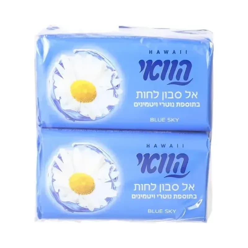 הוואי סבון מוצק לגבר כחול רביעייה 4*100 גרם