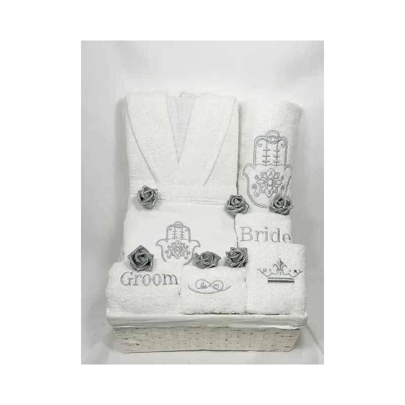 סלסלאות לחינה יוקרתי למקווה / לחינה צבע כסף (חינה)