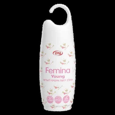 Femina - יאנג תחליב רחצה אינטימי - בנפח 220 מ''ל