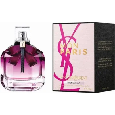 בושם לאישה 90 מ"ל Yves Saint Laurent Mon Paris Intensement - או דה פרפיום E.D.P. המשכיח והמפתה של יבס סן לורן