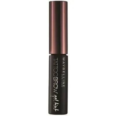 MAYBELLINE BROW TATTOO ג'ל לגבות חום כהה שחור