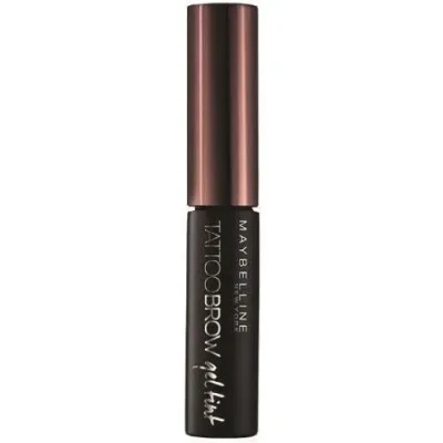 MAYBELLINE BROW TATTOO ג'ל לגבות חום כהה שחור