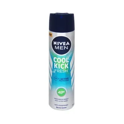 ניוואה קול קיק  דאודורנט ספריי לגבר Nivea Cool Kick Fresh - נפח 150 מ''ל