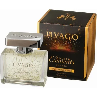 בושם לגבר 100 מ"ל Jivago Golden Elements - או דה פרפיום E.D.P. המשלב את האיכות הגבוהה והניחוח המפתה של Jivago