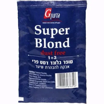 בלונדר אבקה להבהרת שיער 3+1