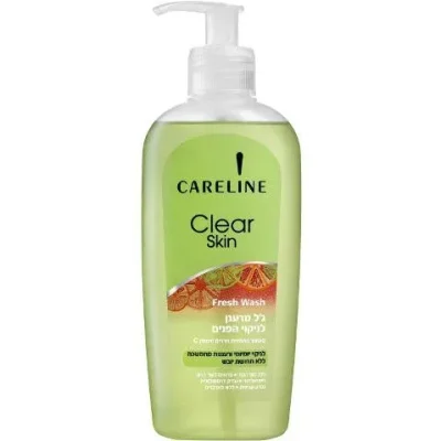 CARELINE CLEAR SKIN ג'ל מרענן לניקוי פנים