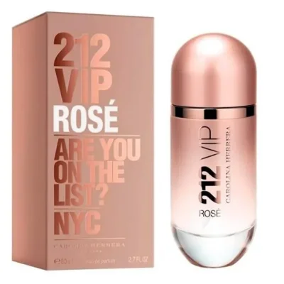 בושם V.I.P 212 Rose E.D.P 80 ml של קרולינה הררה - ניחוח יוקרתי ומפתה לנשים