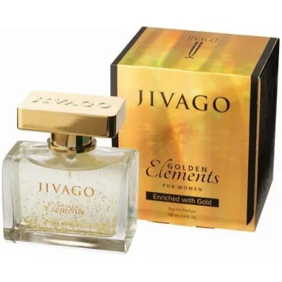 בושם לאישה 100 מ"ל Jivago Golden Elements - או דה פרפיום E.D.P. המשלב את ניחוחות הזהב המפוארים של ג'יבאגו - מוצר מושלם לכל אישה!