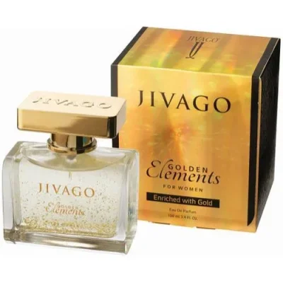 בושם לאישה 100 מ"ל Jivago Golden Elements - או דה פרפיום E.D.P. המשלב את ניחוחות הזהב המפוארים של ג'יבאגו - מוצר מושלם לכל אישה!