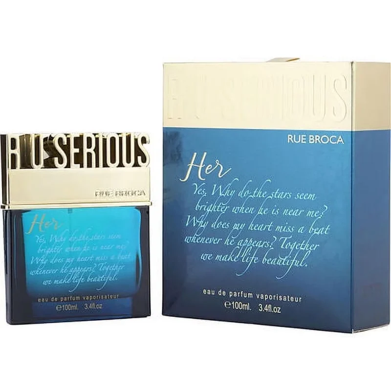 100ML Rue Broca Ladies RU Serious Her EDP 3.4 oz Fragrances